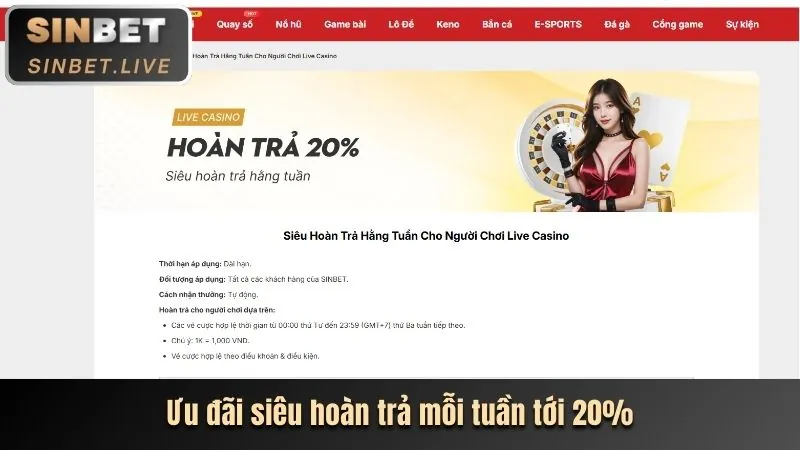 Hoàn trả và VIP 98bat